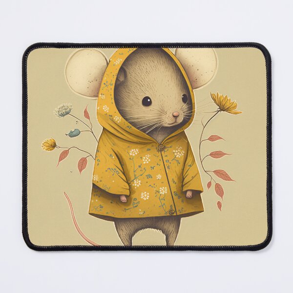 Item preview, Cute little Mouse in Raincoat designed and sold by The-Dark-Art.