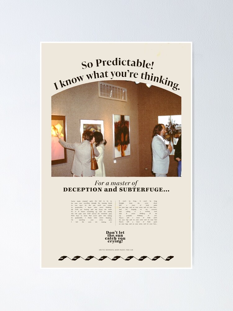 "body paint arctic monkeys" Poster for Sale by vallergyseason Redbubble