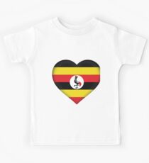 Uganda Flag Kids Tee