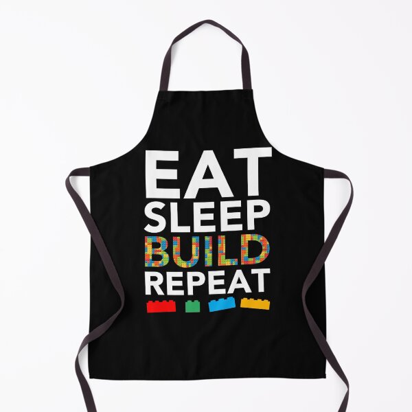 Item preview, Eat Sleep Build Repeat Building Blocks Bricks Master Builder designed and sold by JukeLox.