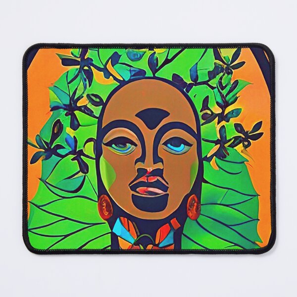 Item preview, Black Woman Earth Aura designed and sold by LoveLightGifts.