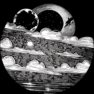 Artwork thumbnail, Cosmic Landscape Abstract Design by Litheon