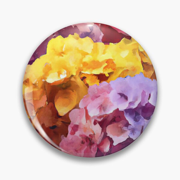 Item preview, Hydrangeas in purple, red, pink, & yellow designed and sold by Boundliss.