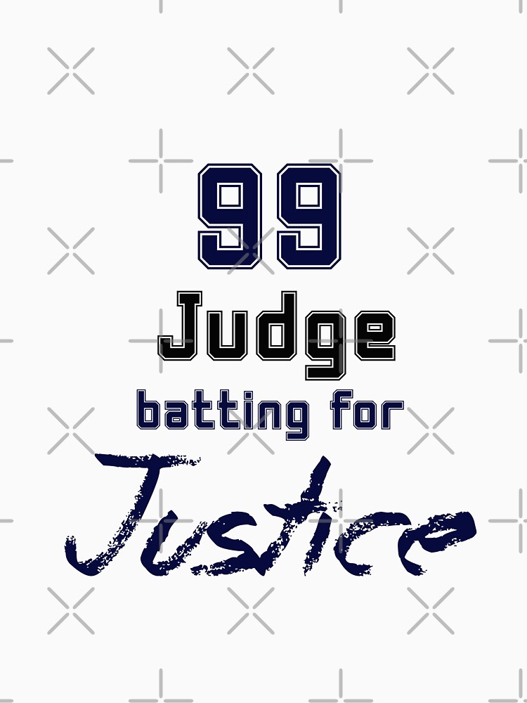 Aaron Judge 99 Batting for Justice Essential T-Shirt for Sale by Naomi  Gutierrez Parrish