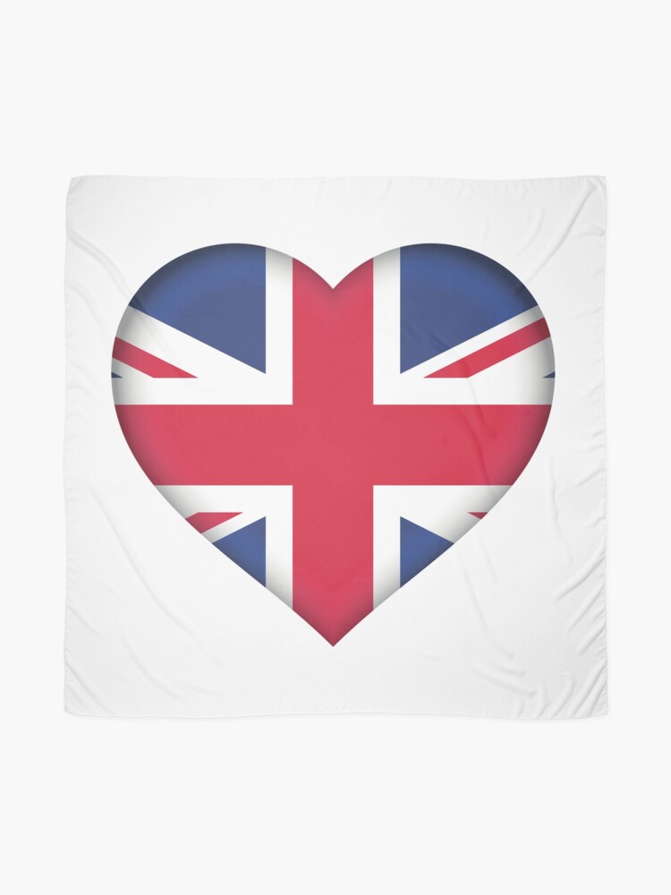 Alternate view of United Kingdom Flag Scarf