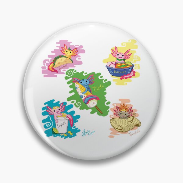 Item preview, Mexican Food Axolotls designed and sold by TsapunDariaArt.