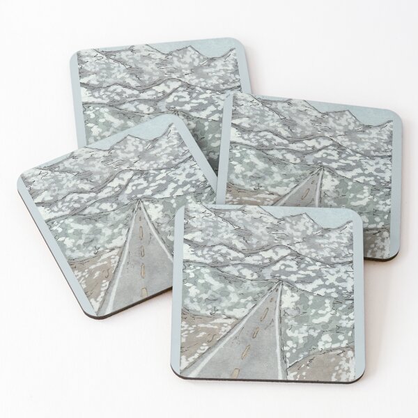 Item preview, Snowy Mountain Drive designed and sold by Emma Marble.