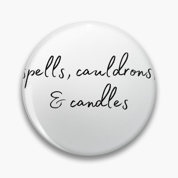 Item preview, Spells, cauldrons, and candles designed and sold by Courtney Tobitt.
