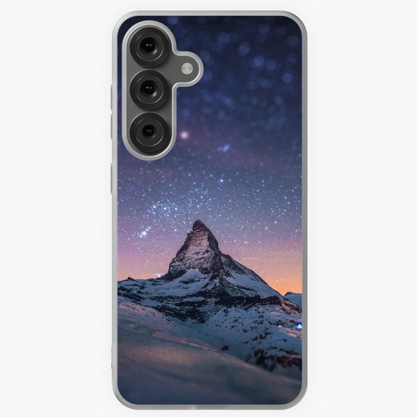 Item preview, Matterhorn, Swiss Alps, Switzerland starry night twilight color landscape photograph / photography designed and sold by Jéanpaul  Ferro.