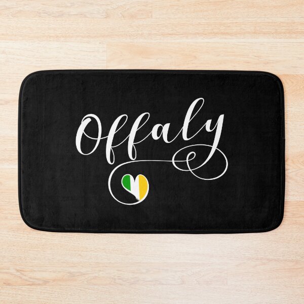 Item preview, Offaly County Colours Flag Heart, Uíbh Fhailí, Ireland, Irish designed and sold by Celticana.