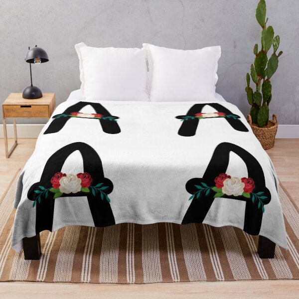 Artikelvorschau, Blumenmonogramm A entworfen und verkauft von ModernStyleBoho.