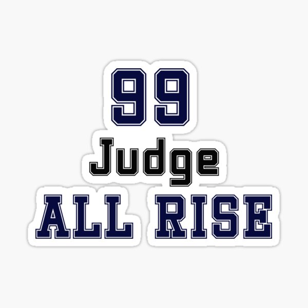 Aaron Judge 99 Sticker for Sale by jakeegross