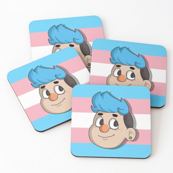 Item preview, Barney trans flag designed and sold by Vy2fougere.