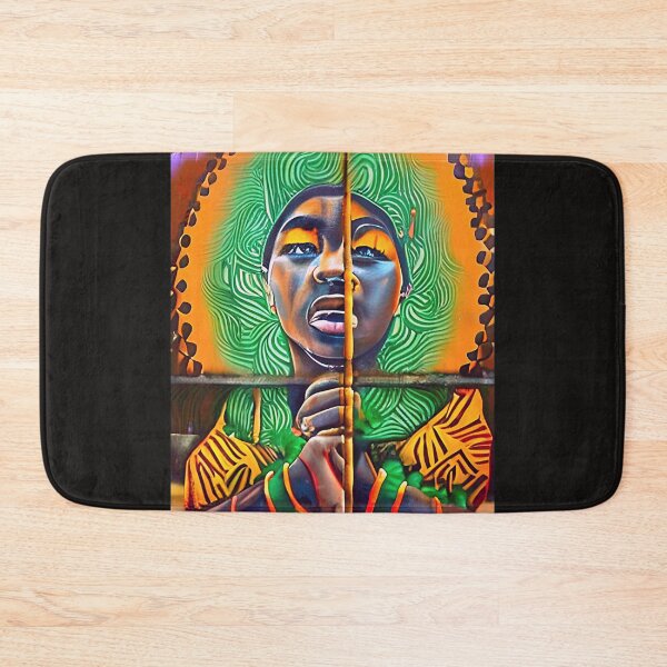 Item preview,  Black Woman Earth Aura designed and sold by LoveLightGifts.