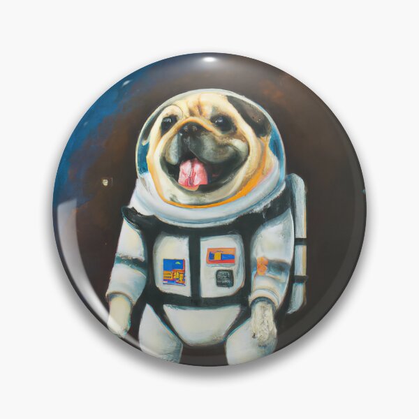 Item preview, Pug Dog in Space, Pug Dog Gifts, Pug Gift Ideas, Funny Pug Dog Gifts designed and sold by MovieSetStories.