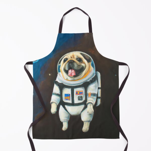 Item preview, Pug Dog in Space, Pug Dog Gifts, Pug Gift Ideas, Funny Pug Dog Gifts designed and sold by MovieSetStories.