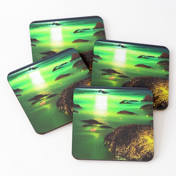 Item preview, GREEN SEA AT NIGHT designed and sold by DannyCoast.