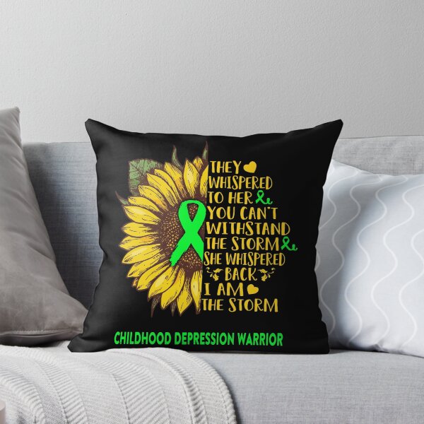 Item preview, Childhood Depression Warrior - I AM THE STORM  designed and sold by EdithShop59.