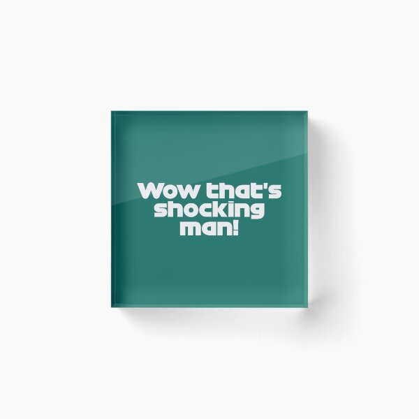 Item preview, VET. Wow That's Shocking Man! - Best Team Radio Mexican GP 2022 (Emerald Green BG) designed and sold by FilipeFerreira.