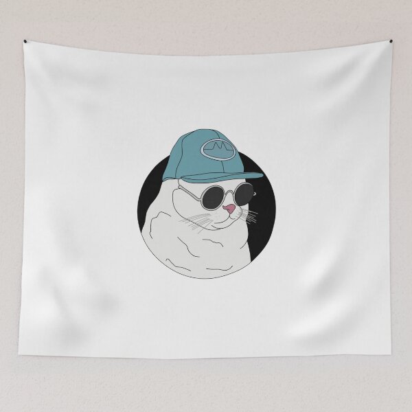 Item preview, Funky cat meme  designed and sold by DesignsByRikke.