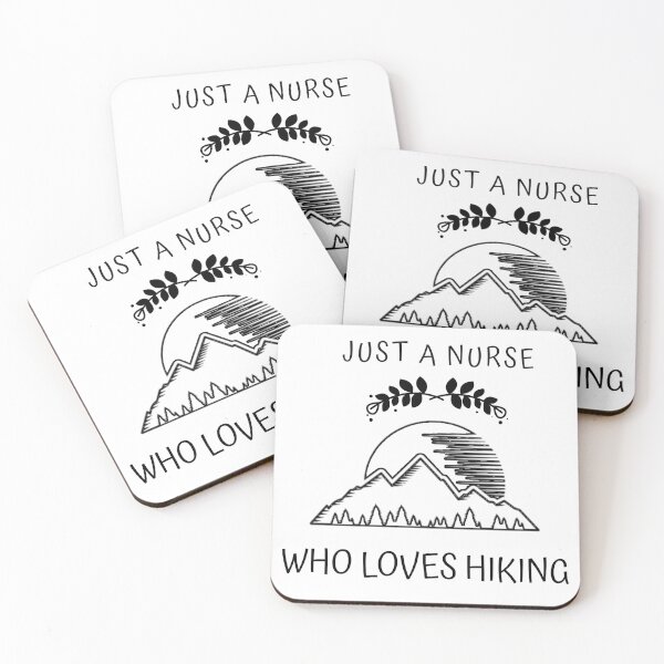 Item preview, Just a nurse who loves hiking  designed and sold by karimaK-71.