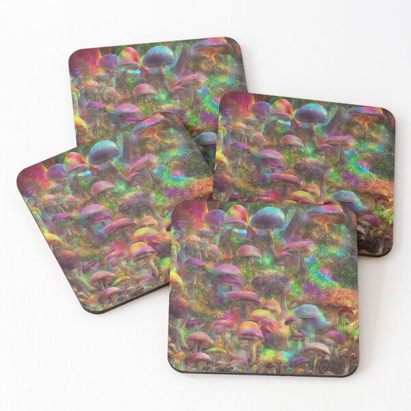 Item preview, Psychadelic Magical Forest Colourful TripArt  designed and sold by CoyoteStudio.