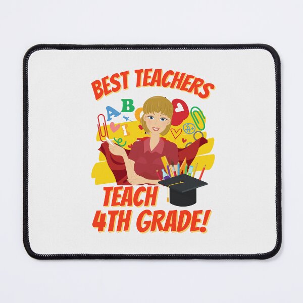 Item preview, Best 4th Grade Teacher Appreciation designed and sold by superteachers.