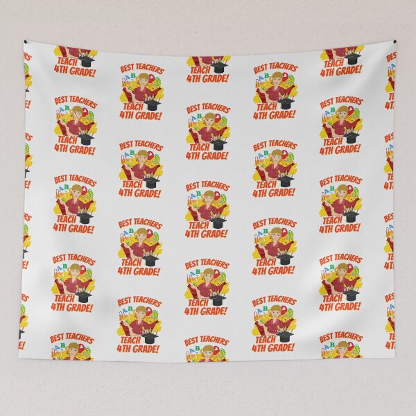 Item preview, Best 4th Grade Teacher Appreciation designed and sold by superteachers.