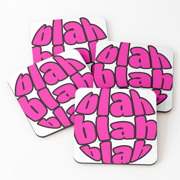 Item preview, Pink Blah Blah Blah  designed and sold by PreppyPalace.