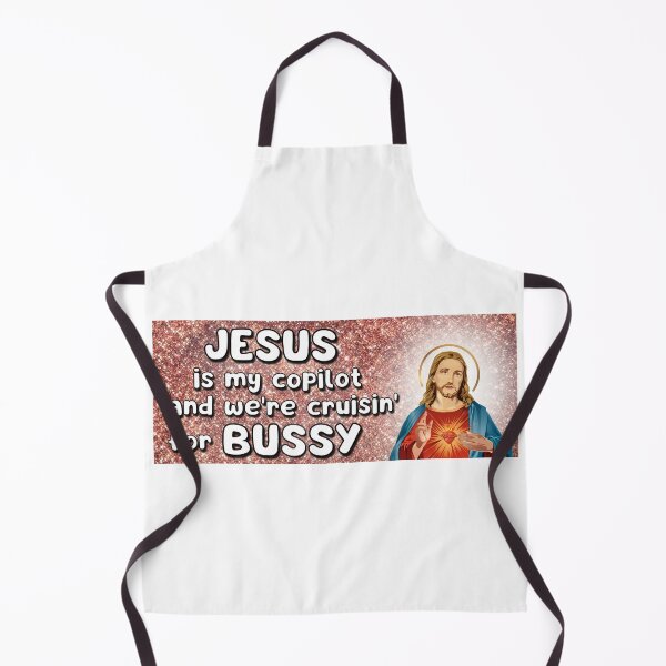 Item preview, Jesus is my copilot and we're cruisin' for bussy - bumper sticker designed and sold by RebeccaART5.