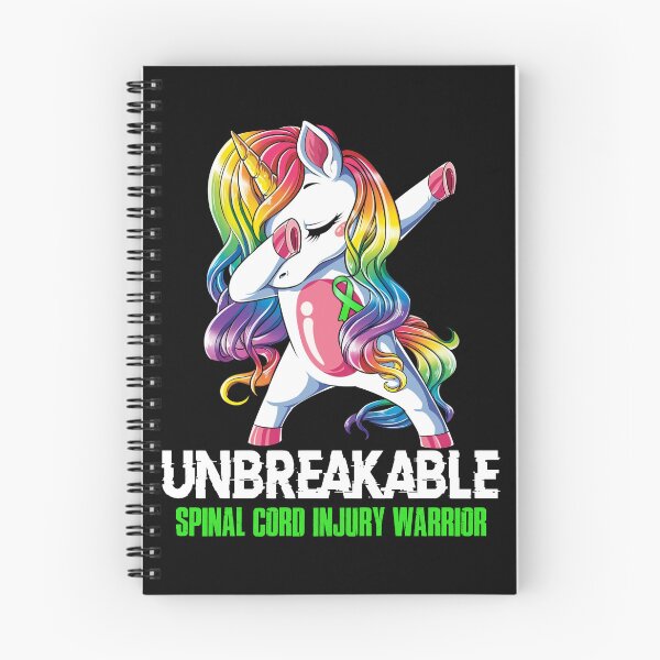 Item preview, Spinal Cord Injury Awareness - Unicorn Spinal Cord Injury Warrior Ribbon UNBREAKABLE designed and sold by Fernandezf.