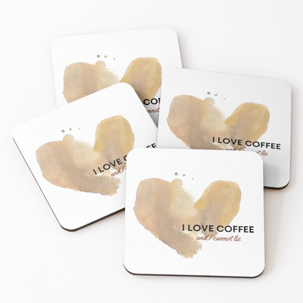 Item preview, I Love Coffee and I cannot lie designed and sold by Druid Print.