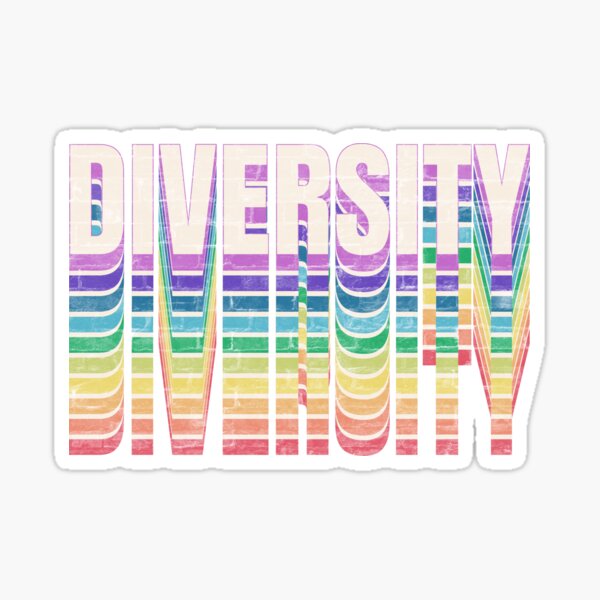 Diversity Butterfly Sticker