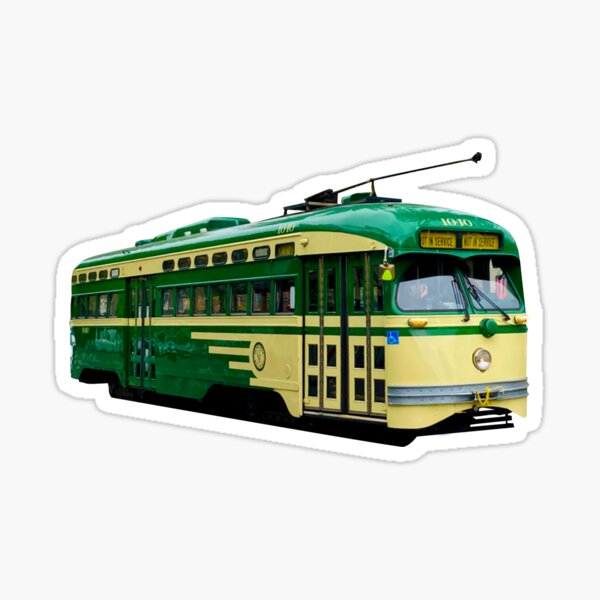 Item preview, San Francisco MUNI (Municipal Railway, is the public transit system) Train or Trolly Car designed and sold by PIXEL POP DESIGNS - Beyond the Norm!.
