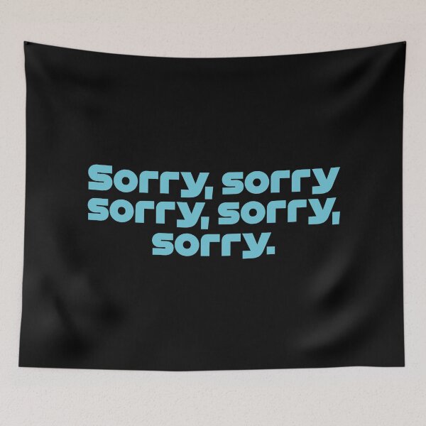 Item preview, RUS. Sorry Sorry - Best Team Radio Mexican GP 2022 (Original - Black BG) designed and sold by FilipeFerreira.