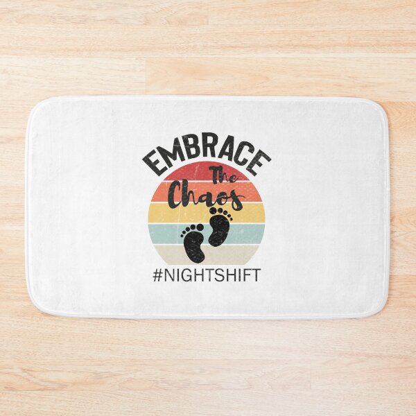 Item preview, Embrace The Chaos Night Shift GLITTER Design, NICU Nurse Night Shift, Proud Nurse, #nightshift designed and sold by RedArtsDesign.