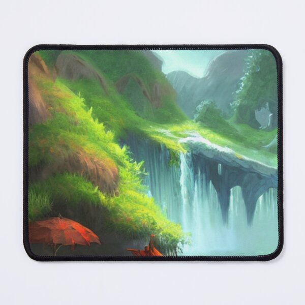 Item preview, Green Forest and River Art 2023 (v1) designed and sold by cardia1991.