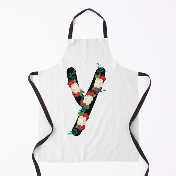 Item preview, Floral Black Monogram Y designed and sold by ModernStyleBoho.