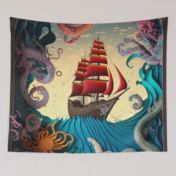 Item preview, Paper Craft Pirate Ship V2 designed and sold by GummywormDesign.