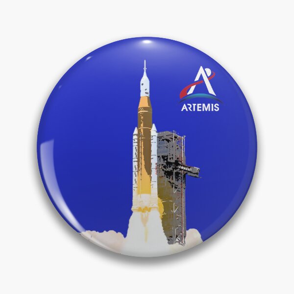Item preview, Artemis Program Rocket Official Logo Sticker designed and sold by Teetans.