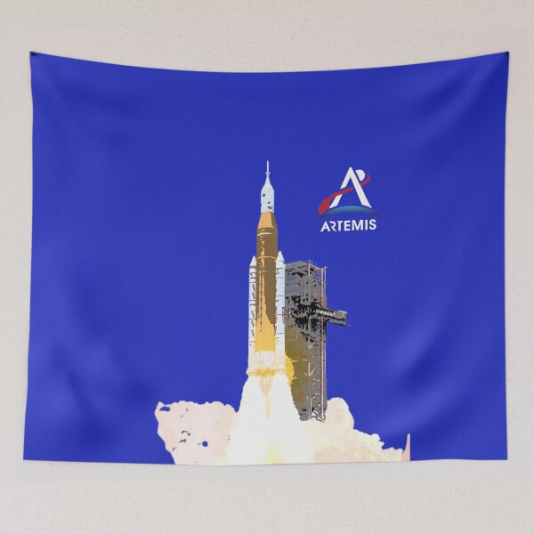 Item preview, Artemis Program Rocket Official Logo Sticker designed and sold by Teetans.