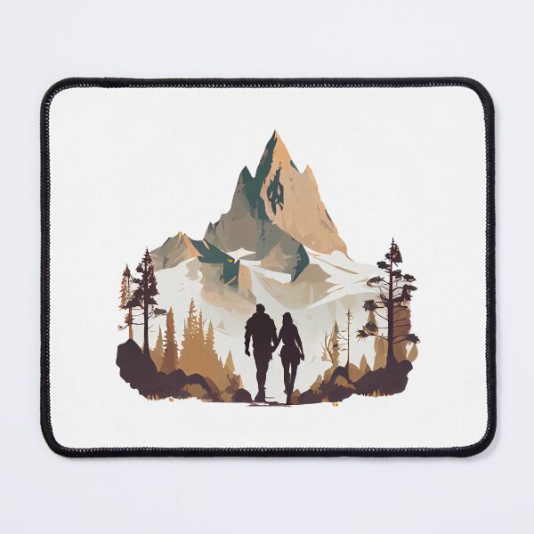 Item preview, The perfect adventure for two: Hiking Hand in Hand designed and sold by MrBeerholder.