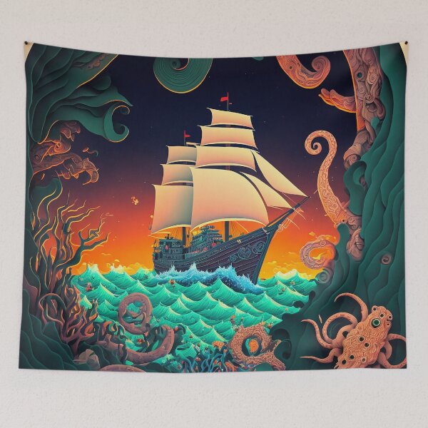 Item preview, Paper Craft Pirate Ship V4 designed and sold by GummywormDesign.