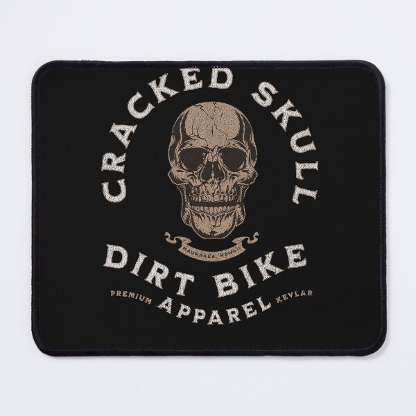 Item preview, Cracked Skull Dirt Bike Apparel designed and sold by AlohaKingdom.