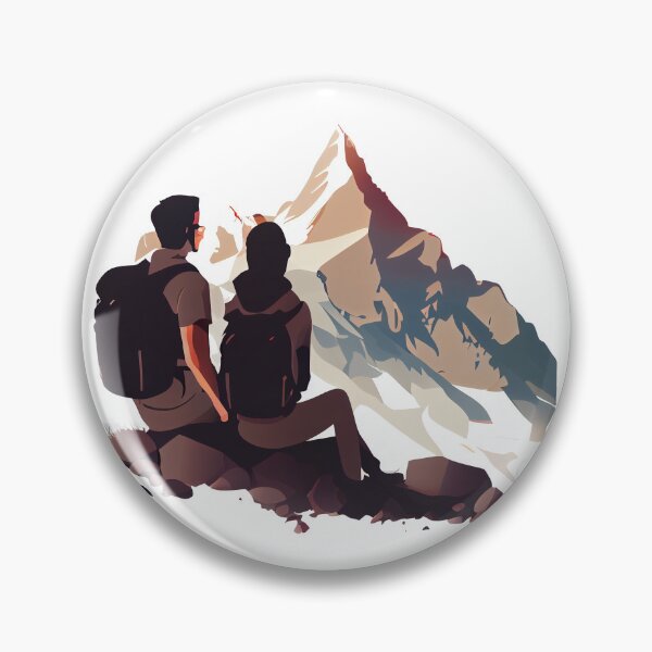 Item preview, Love, Hiking and Mountain Views - A Perfect Couple's Adventure! designed and sold by MrBeerholder.