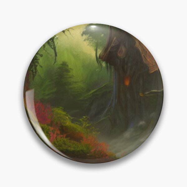 Item preview, Green Forest And Hut 2023 designed and sold by cardia1991.