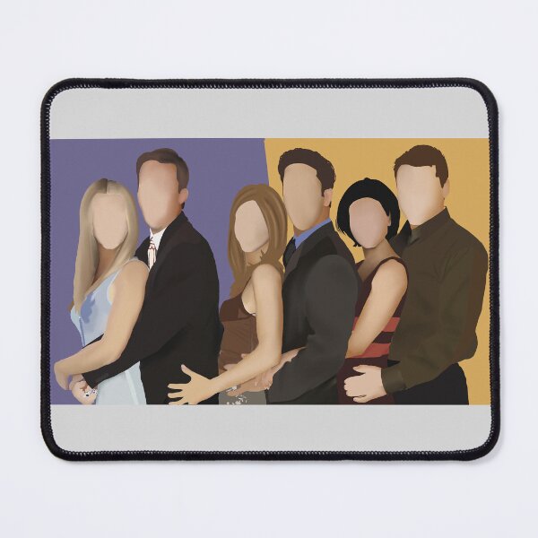 Item preview, Joey, Ross, Chandler, Phoebe, Monica, and Rachel hugging sticker designed and sold by occho97.