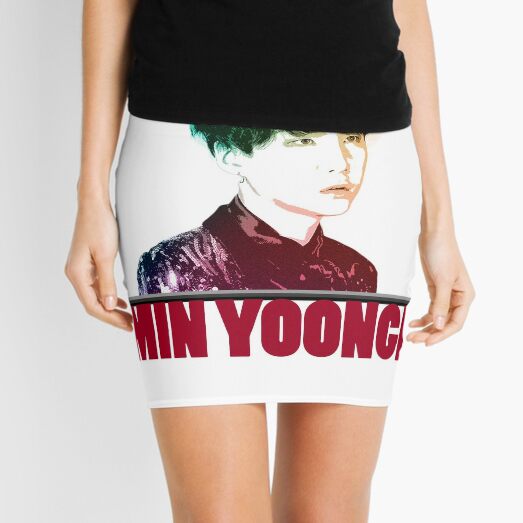 BTS WINGS EDIT BANGTAN BOYS (BEYOND THE SCENE) Suga Mini Skirt for Sale by  chani-ah