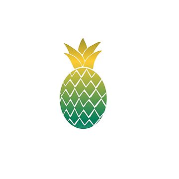 Aperçu de l'œuvre Tropical Splendor in Forget Me Not: Pineapple Spanish Viridian on Canvas de TechsQuickArt