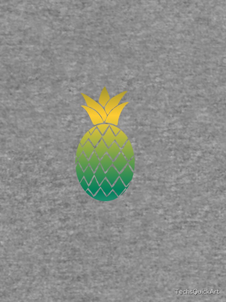 Thumbnail 6 von 6, Leichter Pullover, Tropical Splendor in Forget Me Not: Pineapple Spanish Viridian on Canvas designt und verkauft von TechsQuickArt.